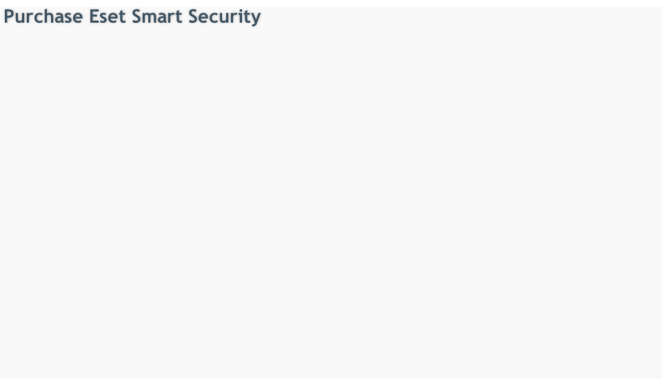 Purchase Eset Smart Security
