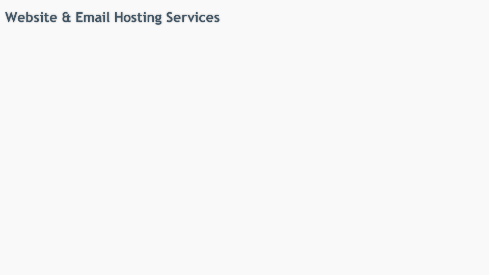 Website & Email Hosting Services
